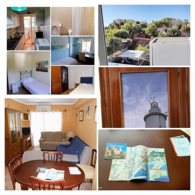 Apartamento En Pleno Centro De Malaga Bagian luar foto